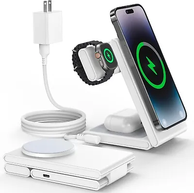 3 In 1 Charging Station For Apple DevicesMag-Safe Charger Stand Fast Charging... • $17.99