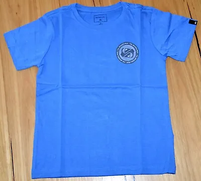 QUICKSILVER Boys Printed T Shirt - BLUE - SIZES - 2346 & 7 YEARS - NEW • $28