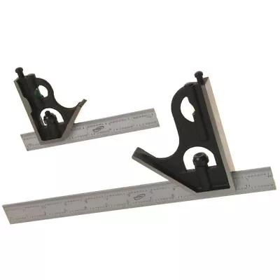 IGaging Combination Square 2 Pc Machinist Set 6  And 12  4R Steel Blade Woodwork • $53.95