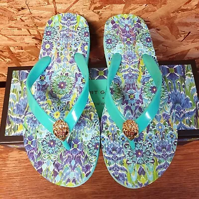 Kurt Geiger X Matthew Williamson Kensington Flip Flop UK Size 6 • £35