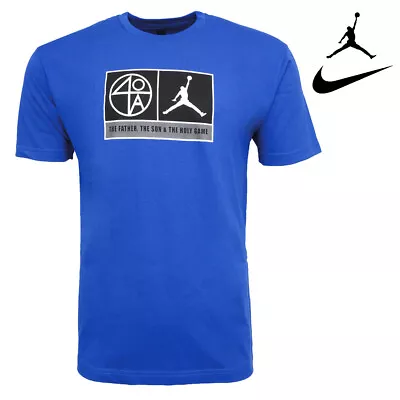 Nike Air Cotton Men's T Shirt The Father The Son & The Holy Game Graphic Print • $21.79