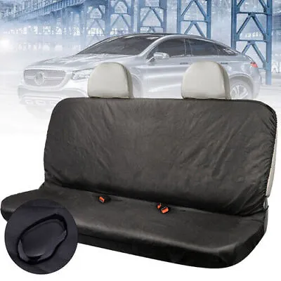 Waterproof Back Rear Seat Cushion Pet Dog Seat Cover Protector Universal Car SUV • £10.59