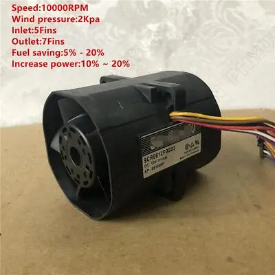 Car Electric Turbine Turbo Double Fan Turbo Charger Boost Intake Fans SAN ACE60 • $63.25