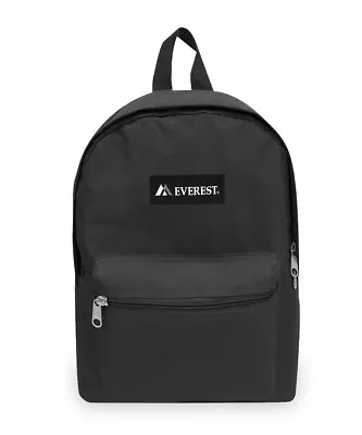 Everest Unisex Basic 15  Backpack Black • $15.99