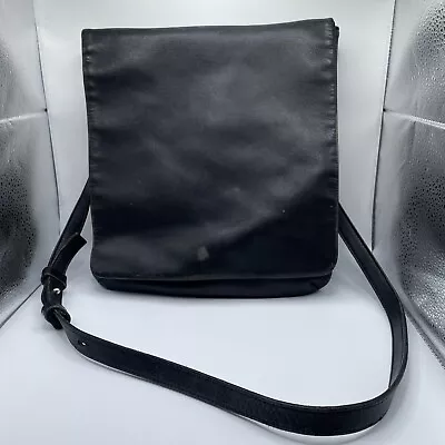 COACH Vintage Chelsea Swingpack Saddle Cross Body Bag Black 9458 • £37.64