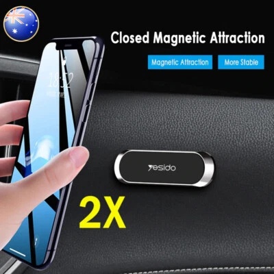 $7.98 • Buy 2X Metal Plate Magnetic Car Phone Holder Accessories Stand Magnet Phone Support