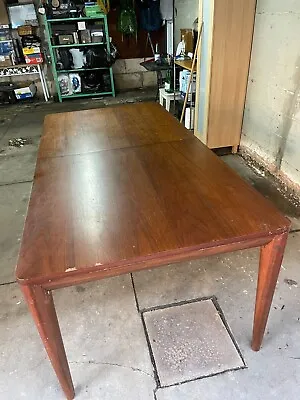 Tate Walnut Extendable Midcentury Dining Table • $95