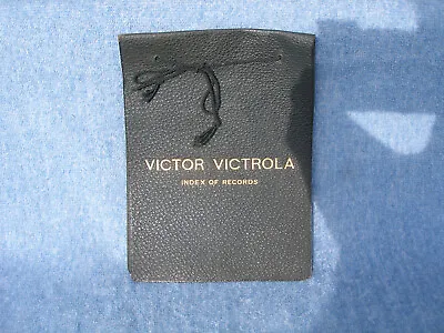 Original Victor Talking Machine Victrola Record Index For VV-XVI  L  Door Style • $45