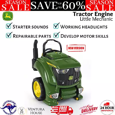$237.97 • Buy John Deere Service Tractor Engine Farm Vehicle Toy Kids Play Mechanic Repair New