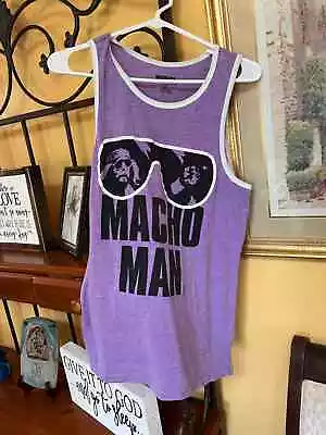  Macho Man  Randy Savage Tank Top Purple Size M • $11.99