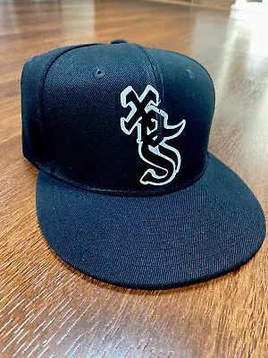 New Upside Chicago White Sox Black Cap Hat 6 Panel Snapback Men Woman Vintage • $30