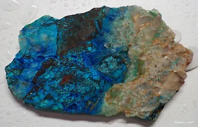 WRG- Shattuckite Slab 49 Grams Namibia Lapidary Rough Chrysocolla Malachite • $8.99