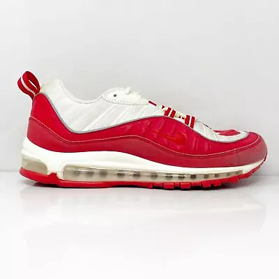 Nike Mens Air Max 98 640744-602 Red Casual Shoes Sneakers Size 10.5 • $38.99