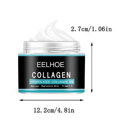 Men's Face Anti Wrinkle Cream Collagen Retinol Hyaluronic Acid Vitamin E • £6.73