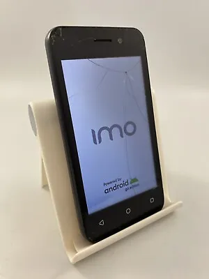 Imo Q2 Pro Blue Unlocked 4G 16GB 4.0  5MP 1GB RAM Android Smartphone Cracked • £14.99