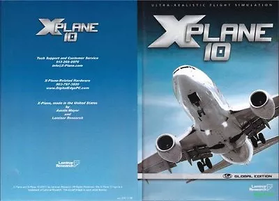 X Plane 10 Global Edition PC MAC LINUX  • $34.99