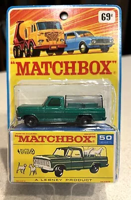 MATCHBOX Reg. Wheel  #50 FORD Kennel Truck Rare Blister Pack • $71