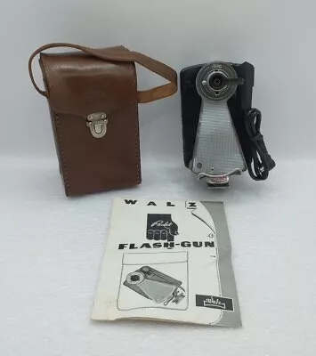 Vintage Walz Pocket Camera Flash Gun Camera Attachment BC W/ Case Cable & Manual • $14.77