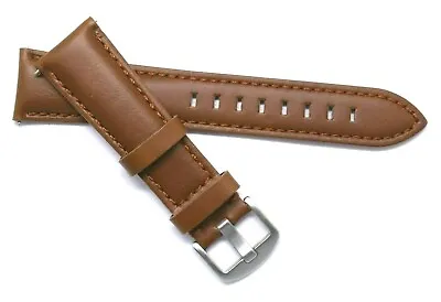 22mm Brown Smooth Leather Replacement Watch Band - Michael Kors 22 & Others • $10.40