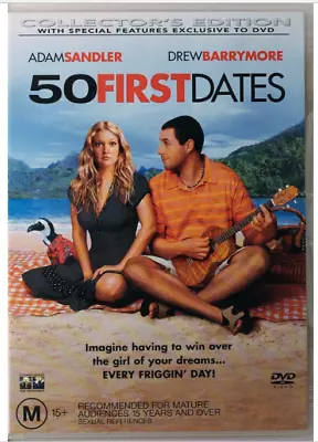 50 First Dates DVD - Adam Sandler - Drew Barrymore • $3.49