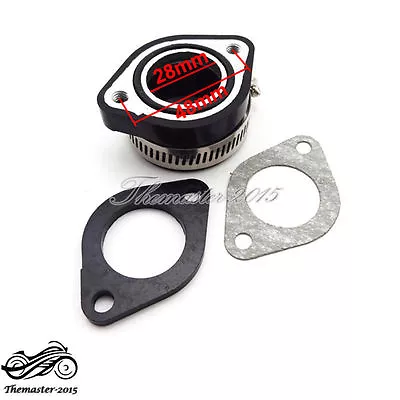 Mikuni VM24 28mm Carburetor Manifold Flange Adapter PE 24 26 28 Pit Dirt Bike • $10.95