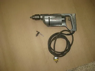 Vintage Milwaukee 1/2  Drill 450 RPM Model 1100 Works Good • $20.99