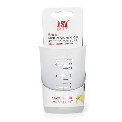 ISi Basics Silicone Flexible Clear Measuring Cup 2 Ounce • $9.95