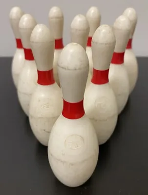 Vintage 1972 Ideal Table Top Snap Bowling Game ! Original Replacement Pins X 10 • $19.99