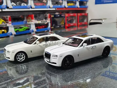 New KYOSHO 1/18 Rolls Royce RR Ghost Diecast Car Model Gifts Collection White • $312.80