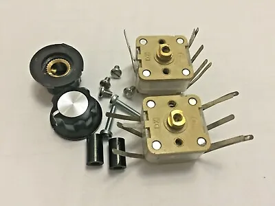 2 Off QRP ATU/Crystal Set 500pf Variable Capacitors And Mounting Hardware  • £7.99