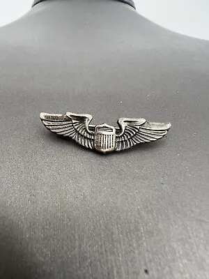 Original WW2 Pilot Wing Sterling Silver US Army Air Forces AAF 1.5” • $49.99