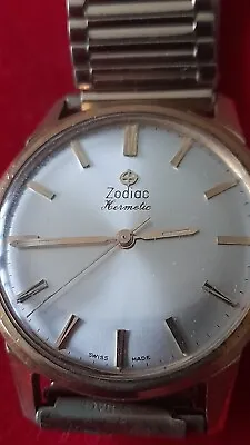 Fablous Vintage Zodiac Hermatic Working Watch • £100