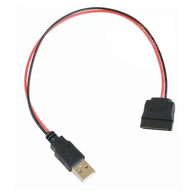 P52 USB Plug To SATA Cable 15pin Adapter Power PC 11 13/16in • $5.56