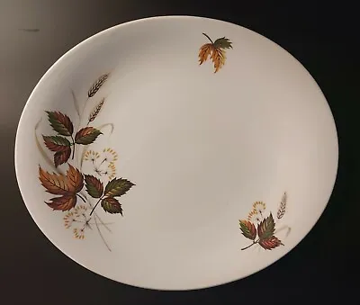Retro Washington Pottery Autumn Leaves Serving Plate 29 Cm • £6