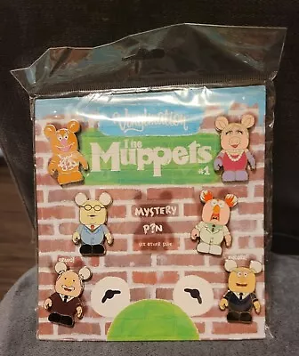 Disney Vinylmation The Muppets 6 Pins Fozzie Piggy Beaker Bunson Waldorf Statler • $45