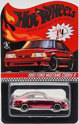 Hot Wheels 2021 Rlc Limited Edition Spectraflame Red 1993 Ford Mustang Cobra R  • $49.89