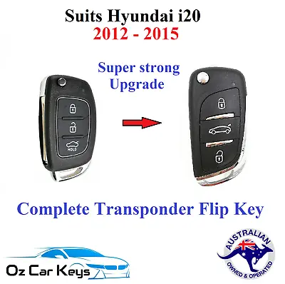 REMOTE FLIP KEY SUITS HYUNDAI I20 2012 2013 2014 2015 • $55.06