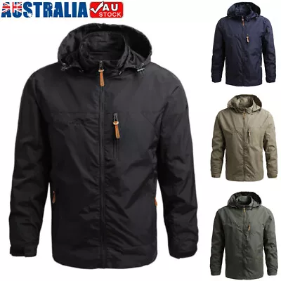 Mens Military Tactical Soft Shell Jacket Coat Spring Fall Sportswear Windbreaker • $36.06