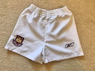 West Ham Football Shorts 2006/07 Reebok Kit Shorts Infant 6-12 Months *VGC* • £5.49