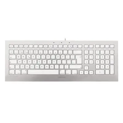 Mac Keyboard UK CHERRY STRAIT 3.0 For  White Silver For  Apple IMac Etc  • £23.99