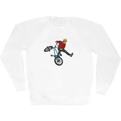 'Stunt Bike Trick' Adult Sweatshirt / Sweater / Jumper (SW032298) • £19.99