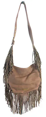 £17.56 • Buy Fringe Tassle Ladies Shoulder Bag Ex DP Part Leather - Camel