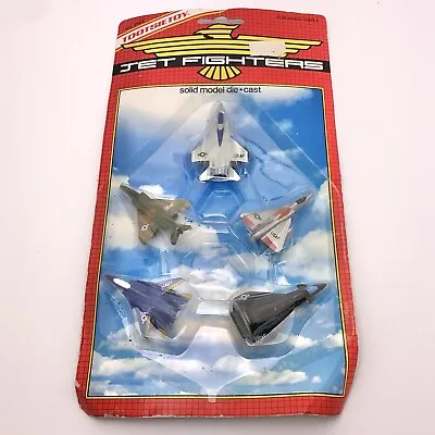 Vtg 1988 Tootsietoy Jet Fighters 5 Die-Cast Planes Model Military Aircraft Toy • $19.91