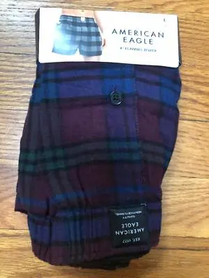 NWT Mens Sizes S Or M American Eagle Flannel Plaid Pocket Boxer Short Underwear • $18.99