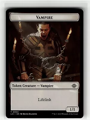 Vampire Token (4) The Lost Caverns Of Ixalan LCI (BASE) NM+ (MTG) • $1.41