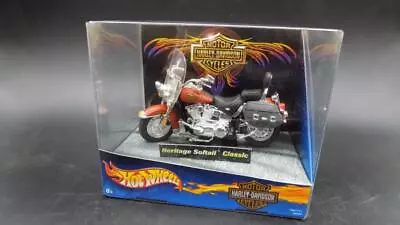 Vintage Hot Wheels Harley-Davidson Motorcycle Die Cast 2001 F661141 Heritage • $12.95