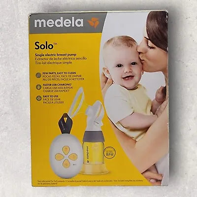 Medela Solo Single Electric Baby Feeding Cordless Portable Breast Milk Pump NEW • $65.77