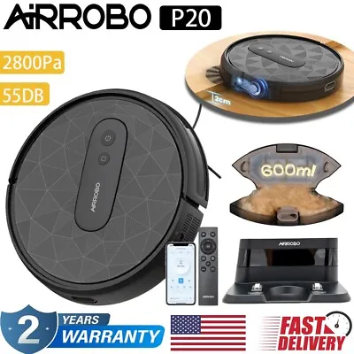 2024 Robot Vacuum Cleaner 2800Pa Suction 120mins Runtime APP AIRROBO • $99.99