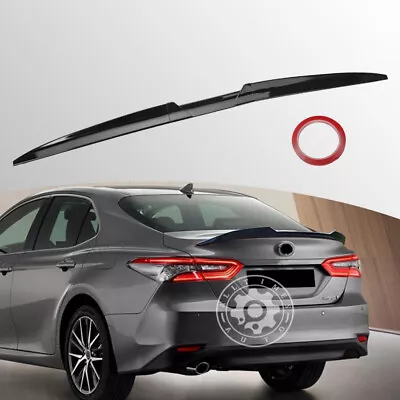 For Toyota Camry SE XSE LE XLE 2018-23 Gloss Black V Style Trunk Lid Spoiler CT • $39.95