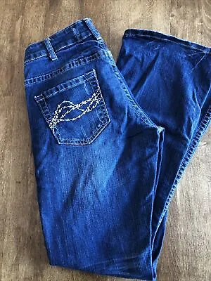 Cowgirl Tuff Jeans 27/33 Bootcut Sequins Rodeo Barrel Racing Worn Once • $19